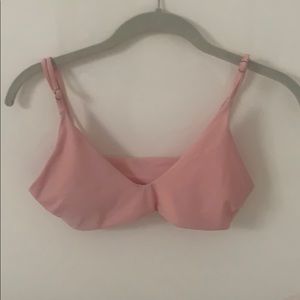 Pink swim top